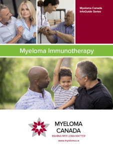 Myeloma Immunotherapy