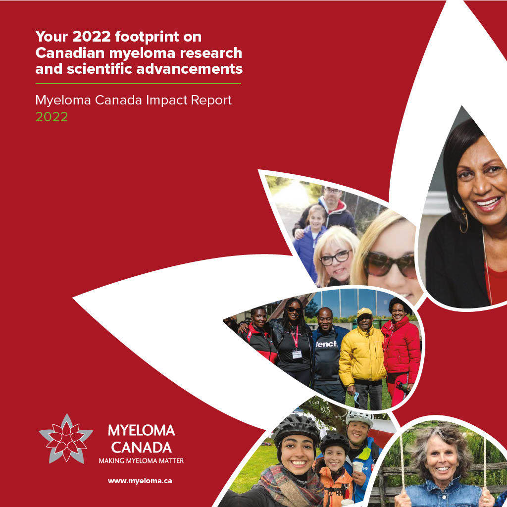 Footprint on Canadian myeloma research and scientific advancements 2022