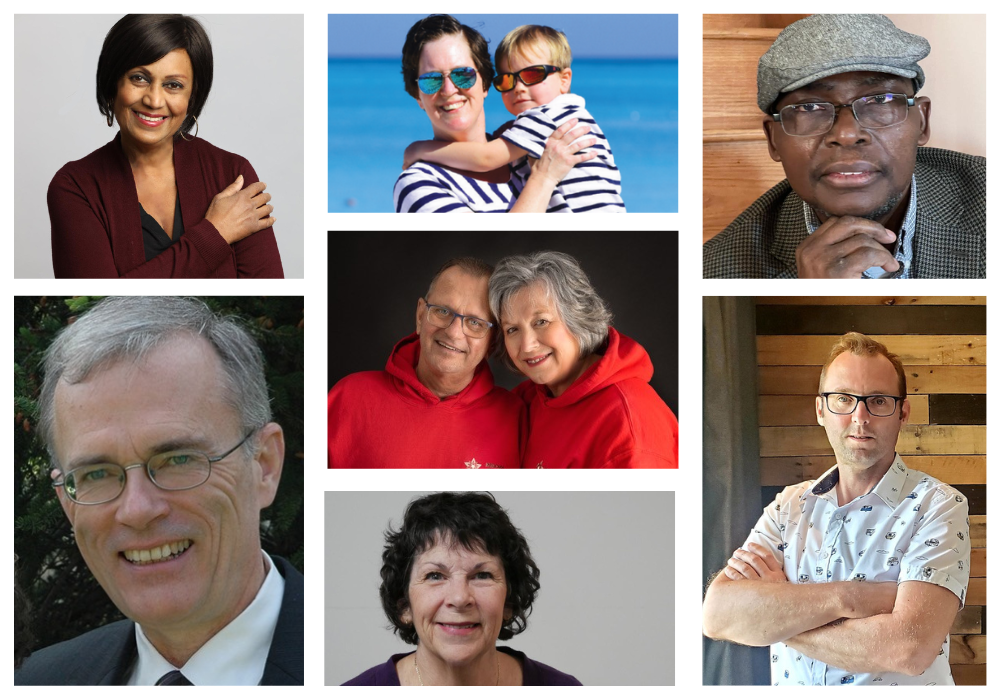 Collage of people of different ages and races from the myeloma community