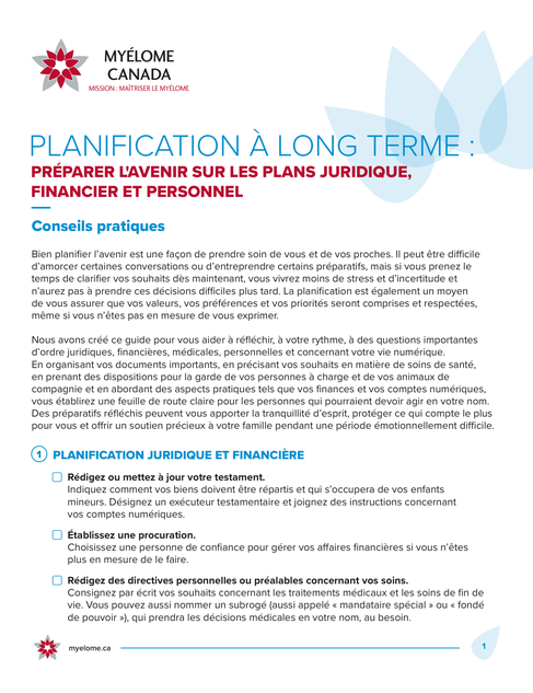 Planning Ahead